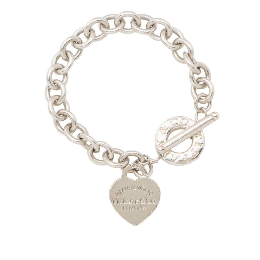 Tiffany & Co. Sterling Silver Return to Tiffany Heart Tag Toggle Bracelet